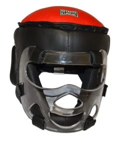 YOUTH Safety Shield Training Headgear, With Removable Plexiglass Mask -Boxing Shop 69 67190.1501972244.1280.1280