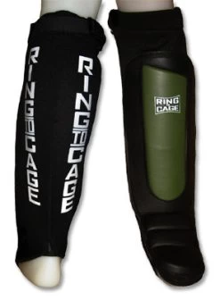 GelTech Grappling Shin Instep - Coverd Back - Zip Closure