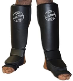 CUSTOM Grappling Shin Instep - Stretchable Coverd Back