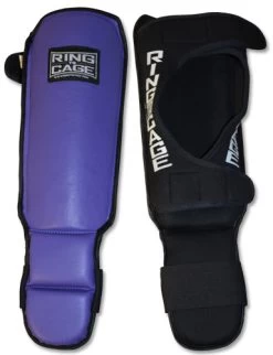Womens Hook&Loop MMA Shin Instep - Open Back -Boxing Shop RC13PL 77615.1384389441.1280.1280