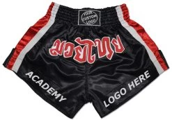 CUSTOM Muay Thai Shorts-Black