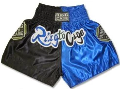 Muay Thai Shorts- Blk/Blue