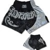 Muay Thai Shorts - Black/Silver -Boxing Shop RC31BKSL2 both 95278.1384227440.1280.1280