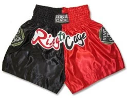 Muay Thai Shorts- Blk/Red