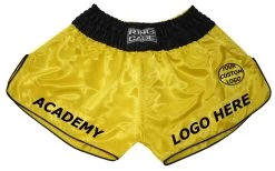 CUSTOM Retro Muay Thai Shorts - 6 Colors -Boxing Shop RC31RETRO yellow 4 07556.1603909218.1280.1280