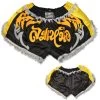 Retro Muay Thai Short - Black/Gold/Silver -Boxing Shop RC31RTSBKG BOTH 94059.1384229623.1280.1280