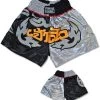 Muay Thai Shorts - Black/Silver/Gold -Boxing Shop RC31SLBK B 85056.1384228759.1280.1280