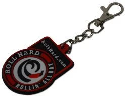 ROLL HARD Brand Rubber Key Chain