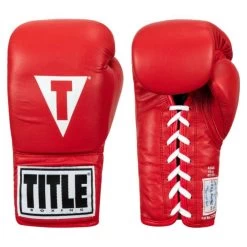 TITLE USA Boxing Competition Gloves - Lace
