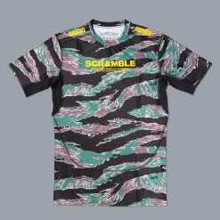 SCRAMBLE TACTIC RASHGUARD – TIGER CAMO