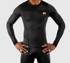 VENUM G-FIT RASHGUARD L/S BK/GD