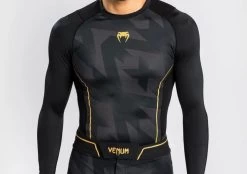VENUM RAZOR RASHGUARD LS- BLACK/GOLD