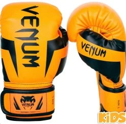 VENUM Kids Elite Boxing Glove - Fluo Orange