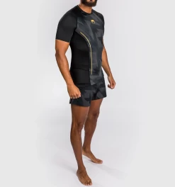 VENUM RAZOR RASHGUARD SHORT SLEEVES - BLACK/GOLD -Boxing Shop s335907598948138341 p1648 i3 w1040