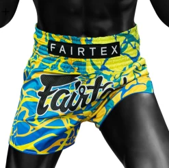Fairtex Muay Thai Shorts - BS1927 Magma 'Green' -Boxing Shop s335907598948138341 p1758 i4 w870