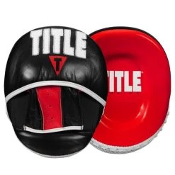 TITLE Boxing Leather Combination Focus Mitts