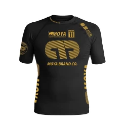 MOYA TEAM MOYA SS RASH GUARD Black