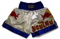 Ring To Cage Muay Thai Short-Red Bulls