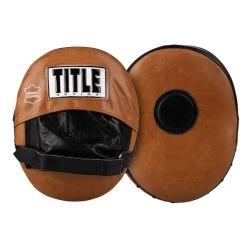 TITLE Vintage Leather Punch Mitts