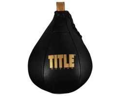 TITLE Boxing Hightail Leather Speed Bag